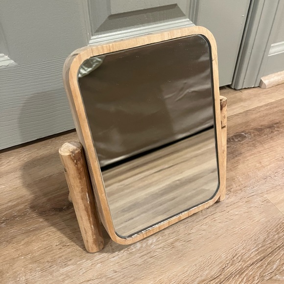 Other - table top wooden mirror